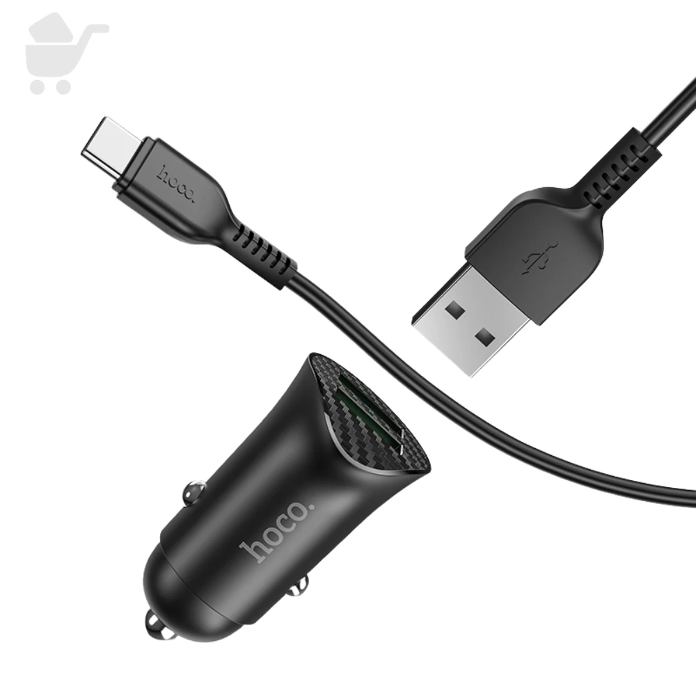 Car Charger Set Type-C - Z39 (Farsighted Dual Port QC3.0)