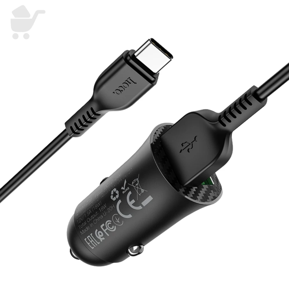 Car Charger Set Type-C - Z39 (Farsighted Dual Port QC3.0)