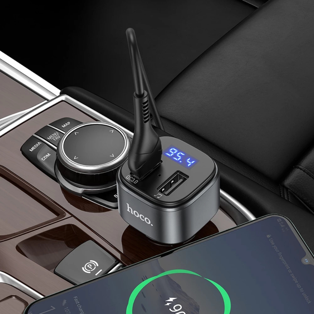 Car Bluetooth FM Transmitter - E67 (Fighter QC3.0)