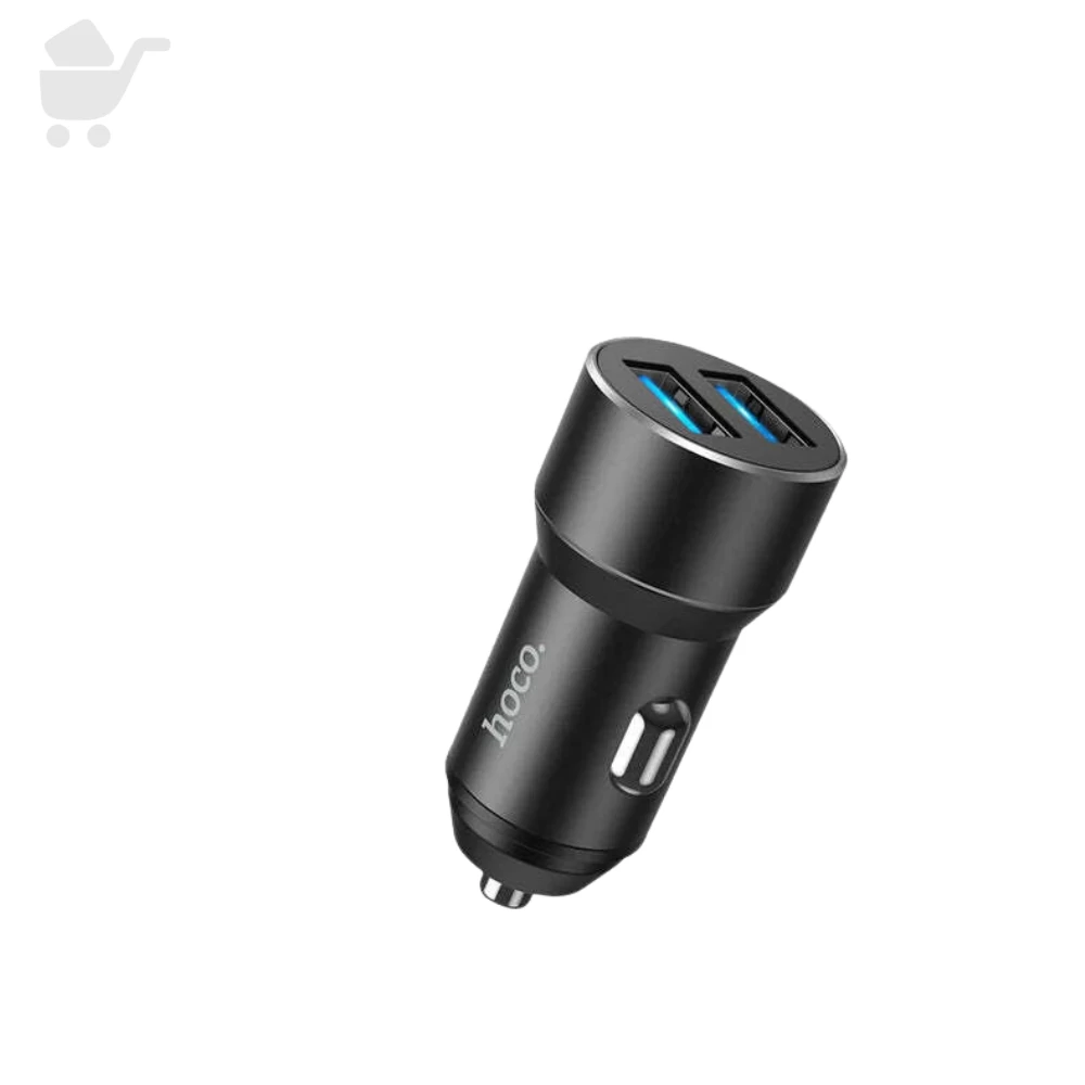 Powerful Dual Port  Car Charger With Lights - DZ17