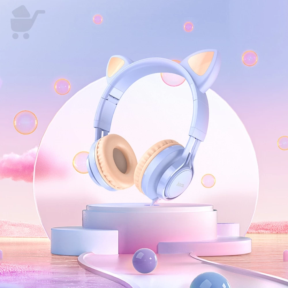 Cat Ear Headphone With Mic - W36