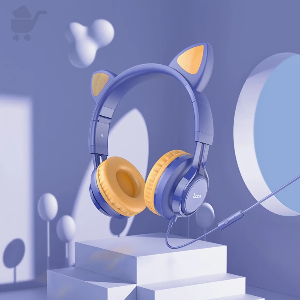 Cat Ear Headphone With Mic - W36