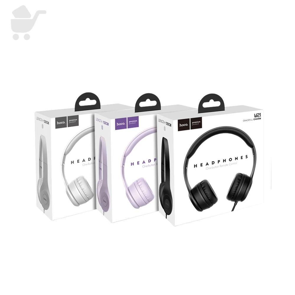 Graceful Charm Wire Control Headphones - W21