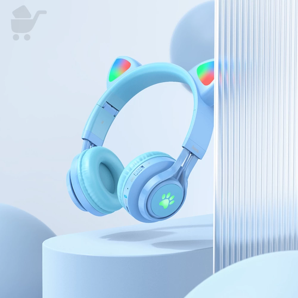 Cat Ear Kids Bluetooth Headphones - W39