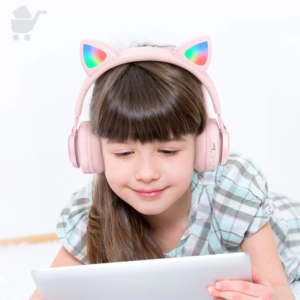 Cat Ear Kids Bluetooth Headphones - W39