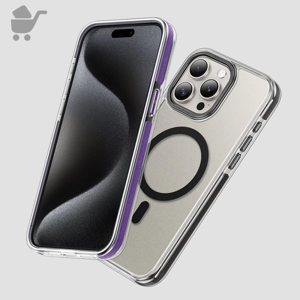 IP15 Pro Transparent Back Cover- AS6