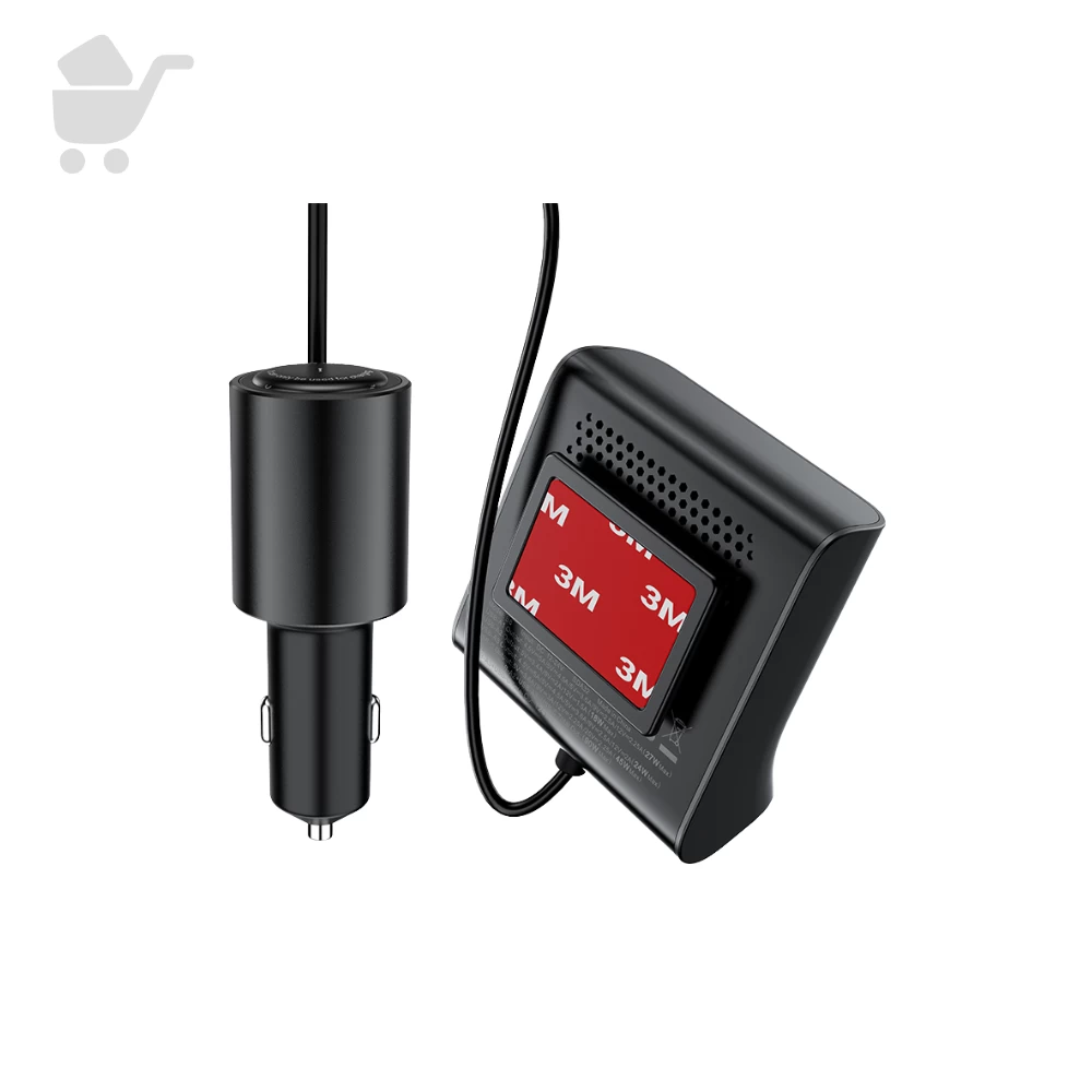 Digital Display Car Hub Charger - B8