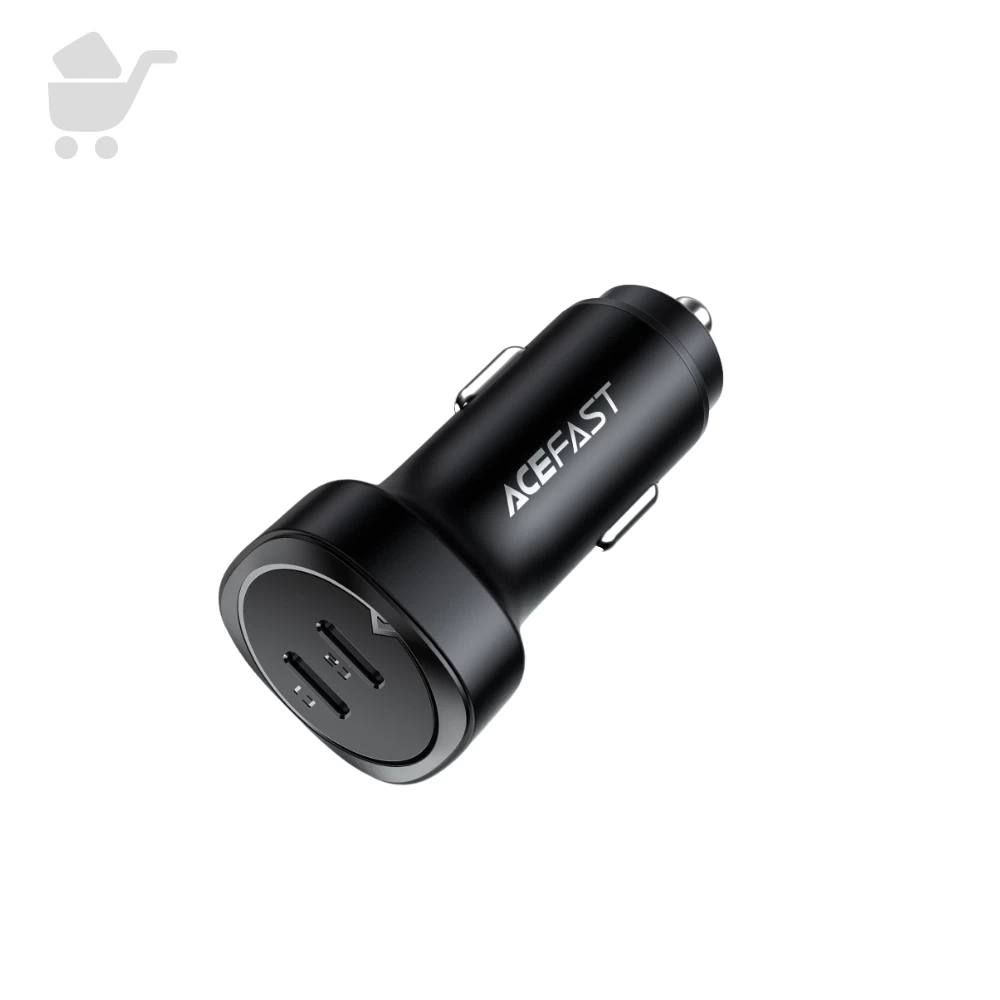 Car Charger Dual USB-C metal - B2 (72W)