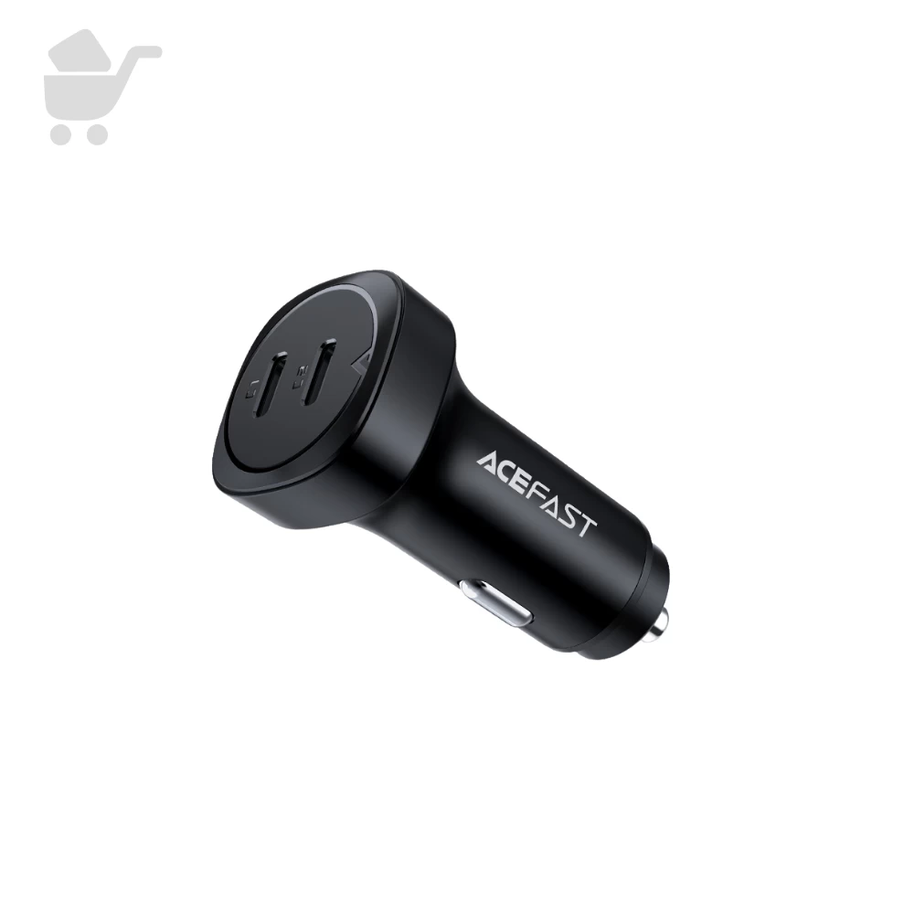 Car Charger Dual USB-C metal - B2 (72W)