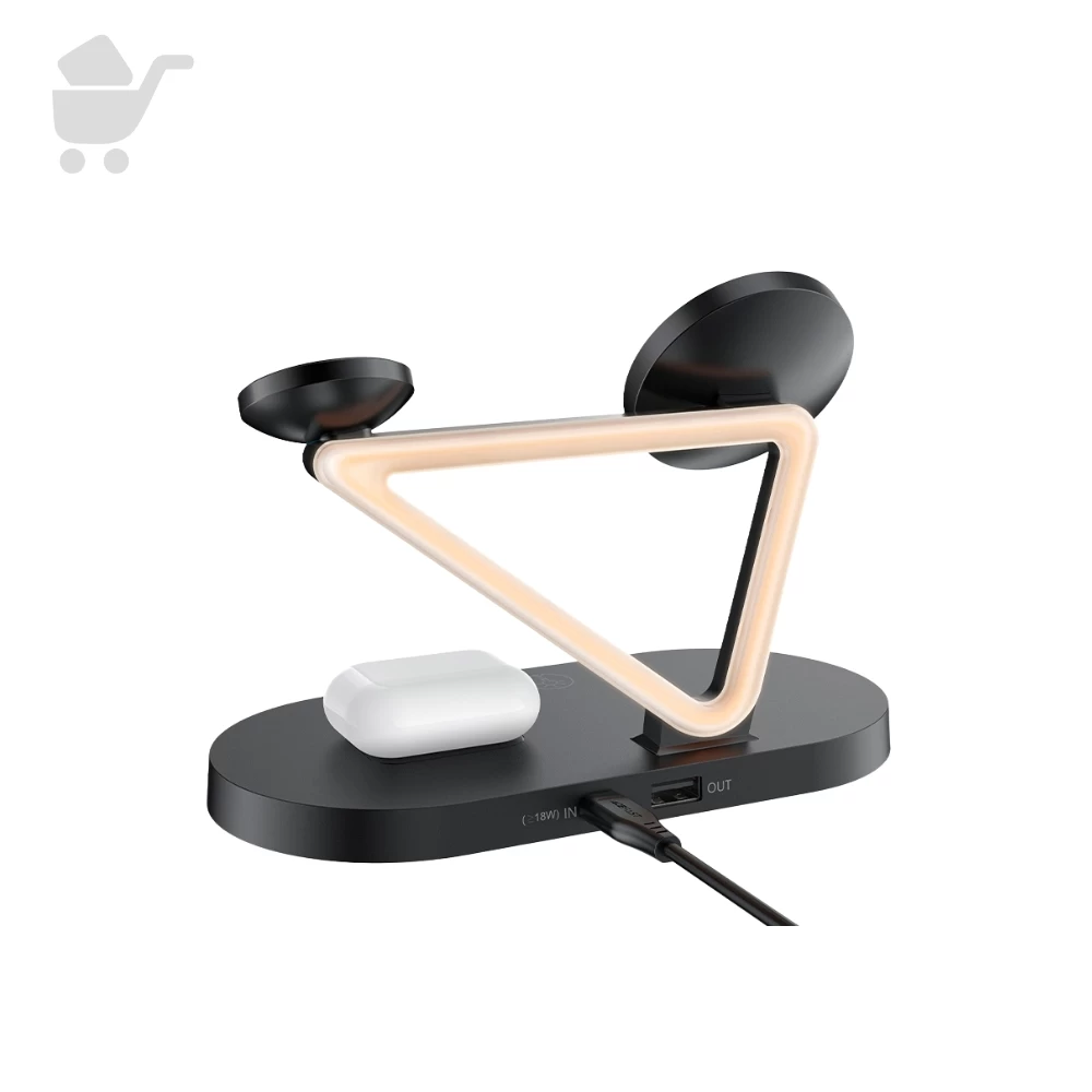 3-in-1 Desktop Wireless Charging Holder - E9