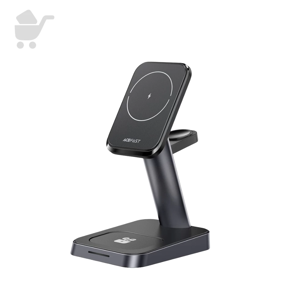 Wireless Desktop Three-In-One Charging Stand - E3