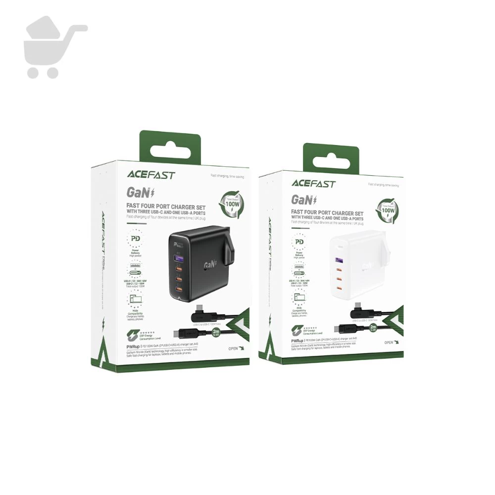 Charger Set - A40  (3*USB-C+USB-A) (UK)