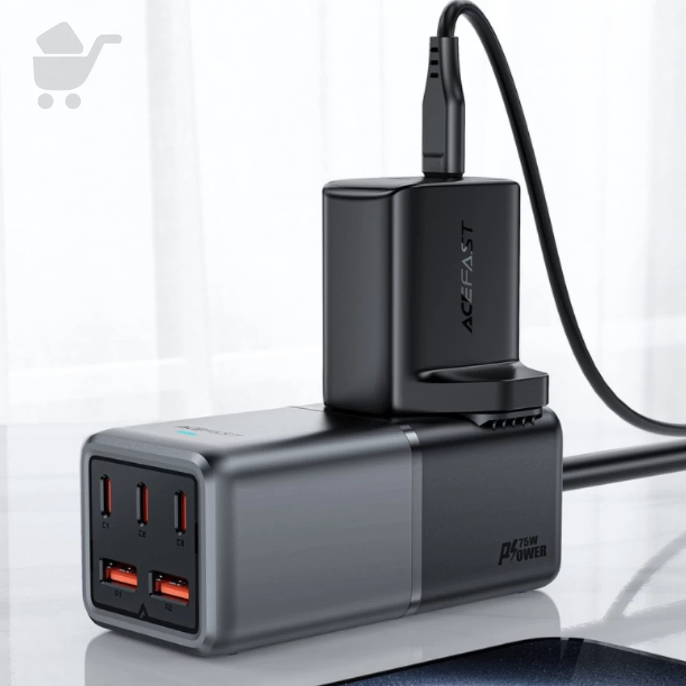 Desktop Charging Adapter - Z3 PD75W GaN (3*USB-C+2*USB-A) (UK)