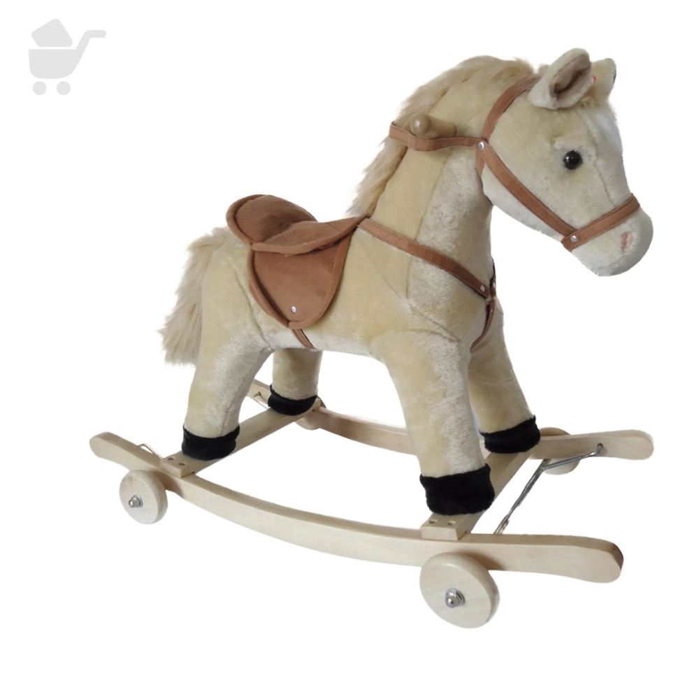 WOODEN ROCKING HORSE WJ-SH017-W