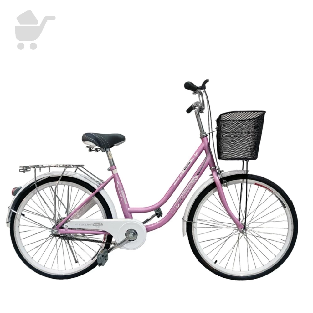 LADIES BICYCLE 24" W/ BASKET SJ0063