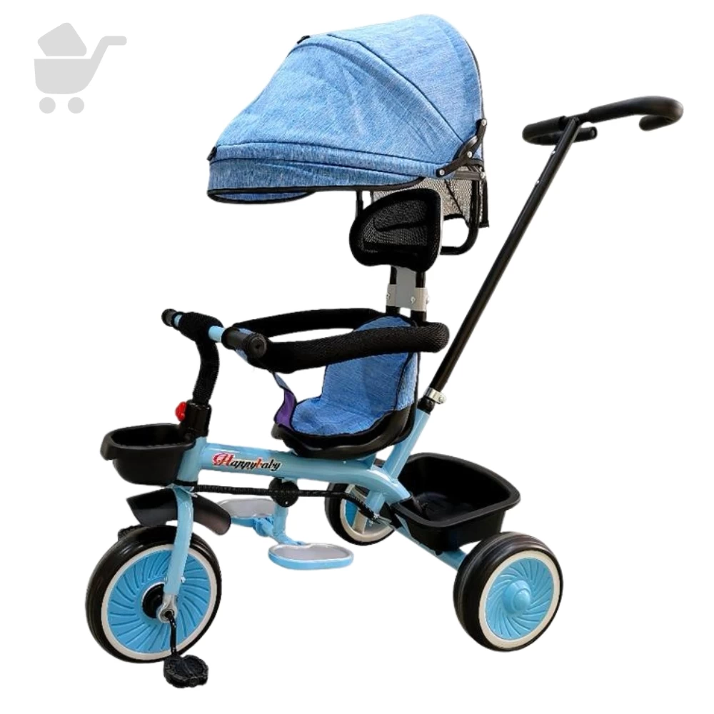 CHILDREN TRICYCLE W/UMBRELLA - KM-017