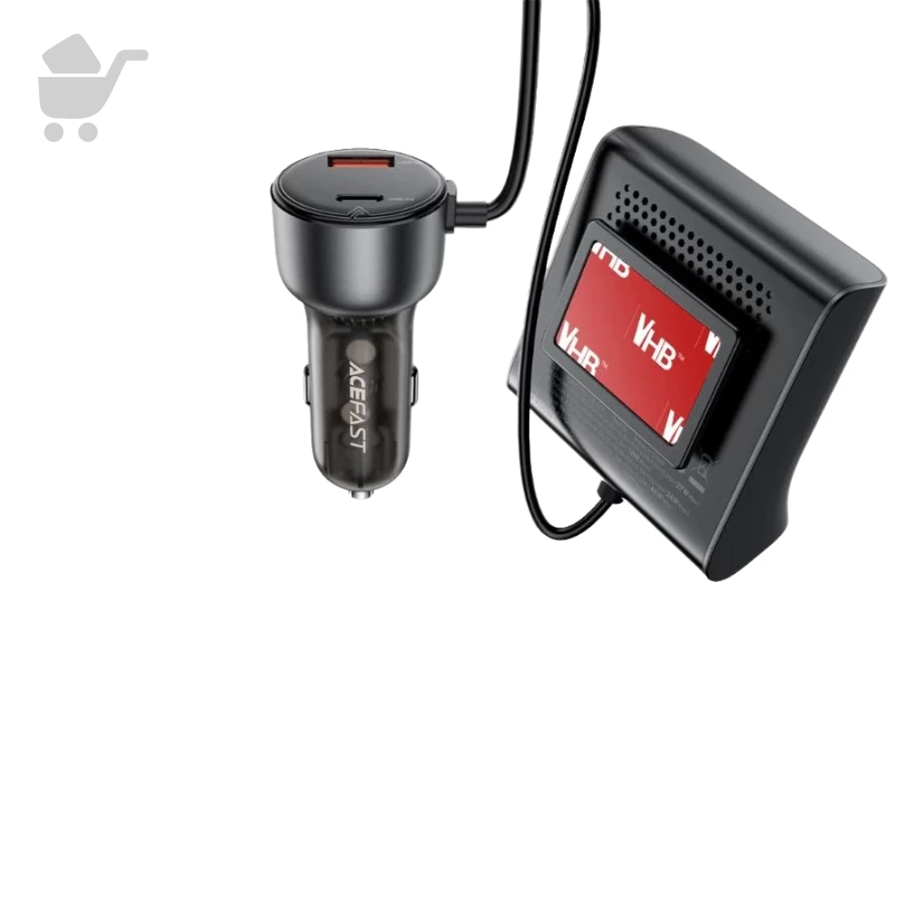 Car Charger Splitter With Digital Display - B11 (138W)