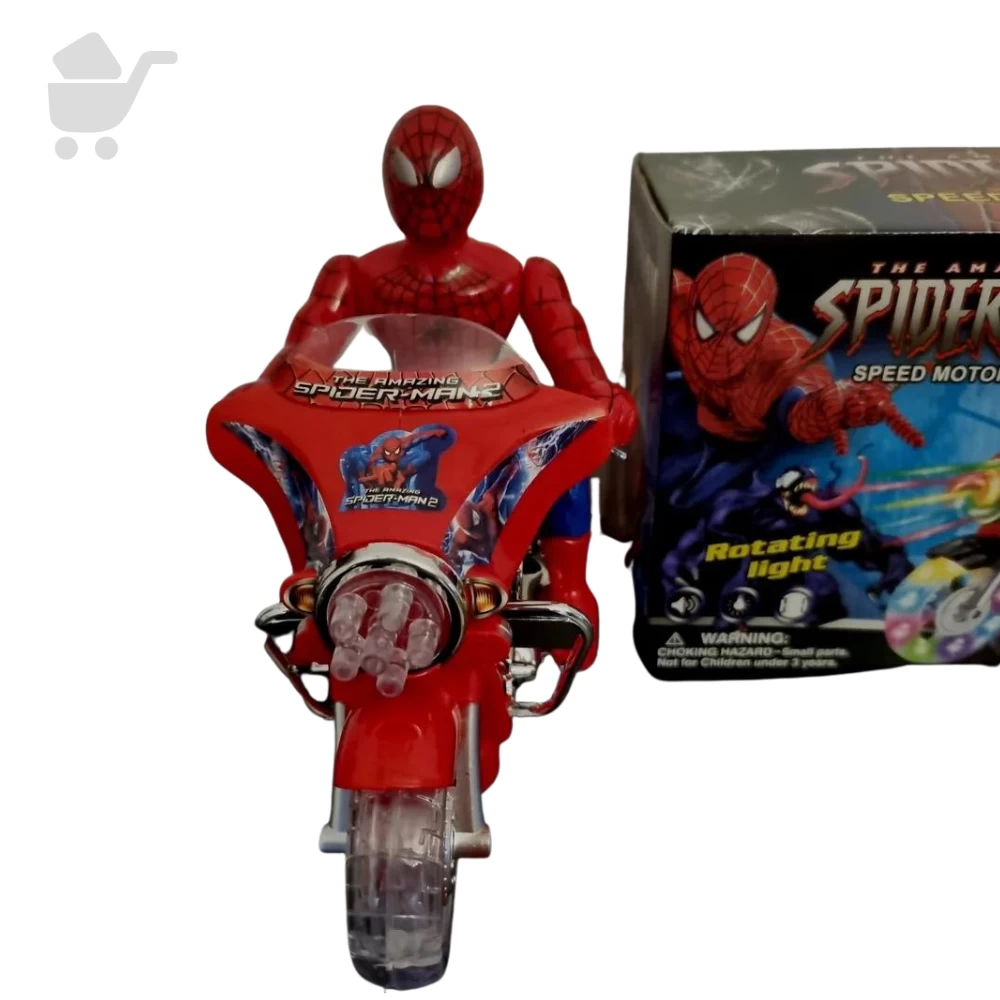 B/O SPIDERMAN MOTORCYCLE