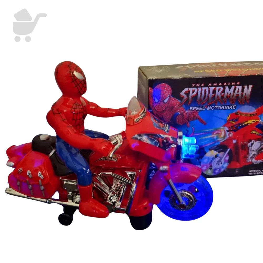 B/O SPIDERMAN MOTORCYCLE